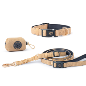 Collar + Leash + Bag Set - Hamptons