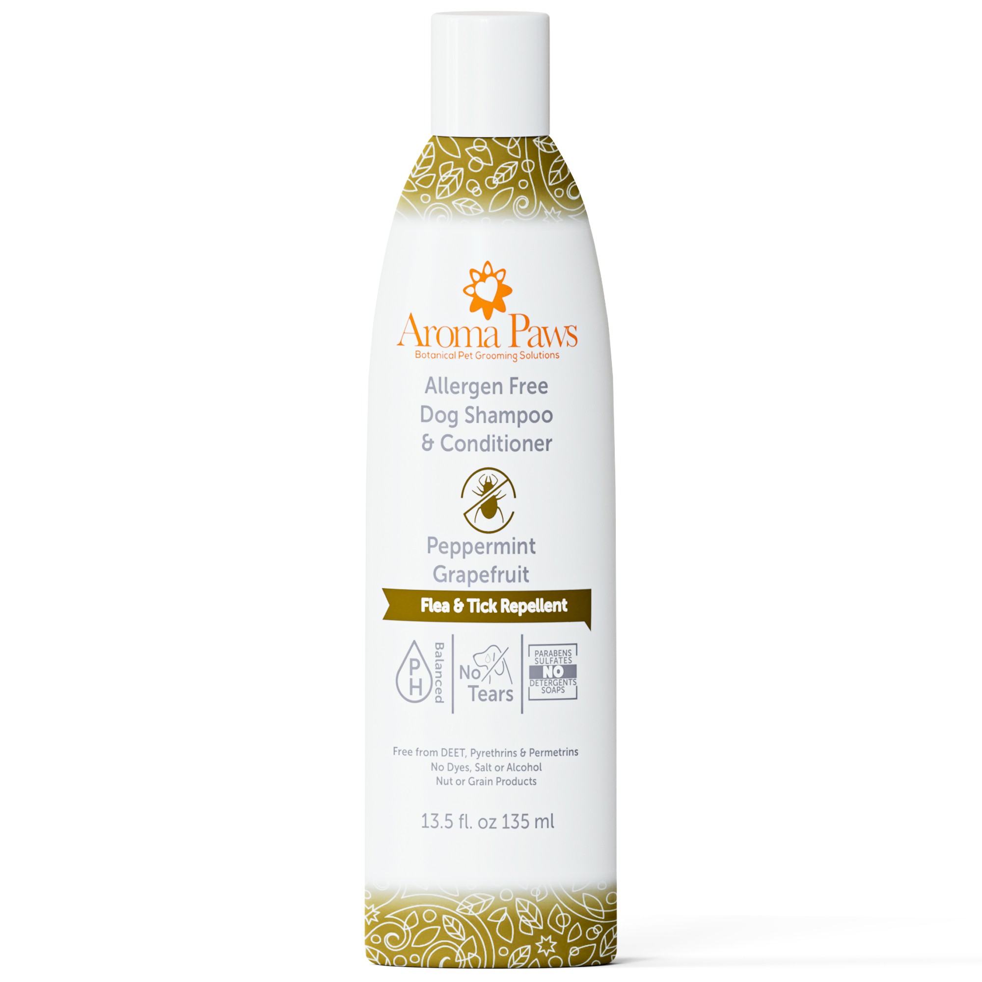 Allergen Free Bug Repellent Dog Shampoo & Conditioner in One (13.5 oz)- Case of 12