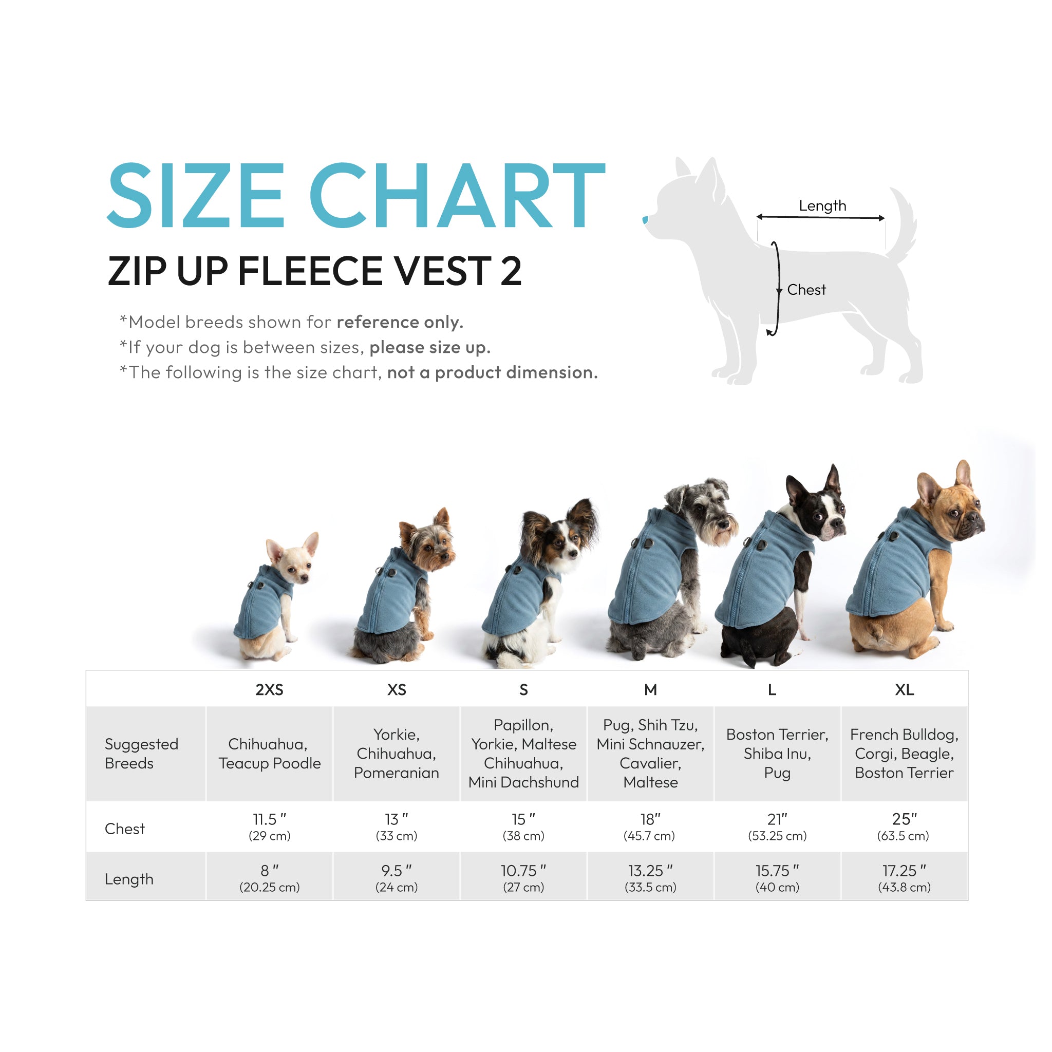 #70126 - Zip Up Fleece Dog Vest 2 - Image 8