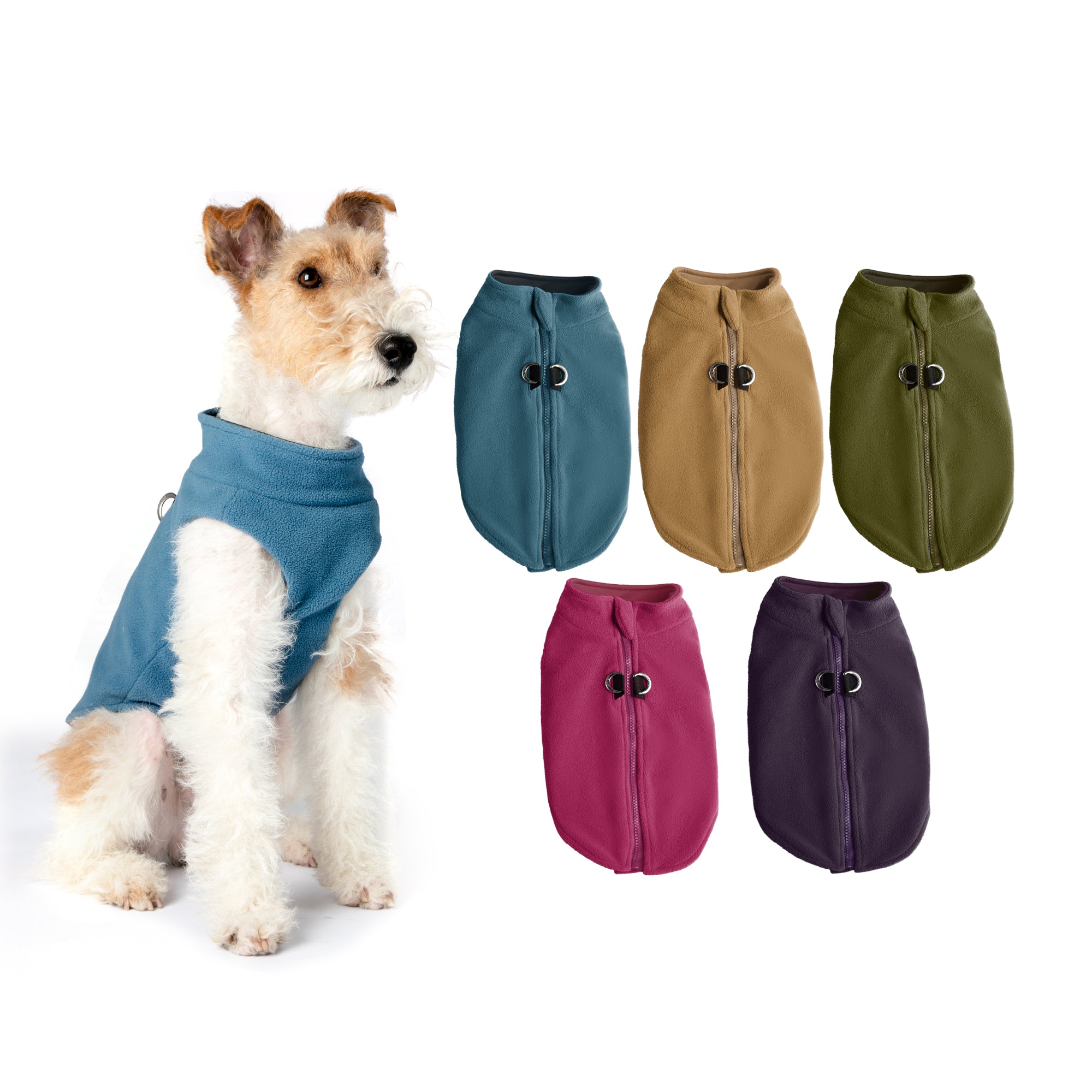 #70126 - Zip Up Fleece Dog Vest 2 - Image 2