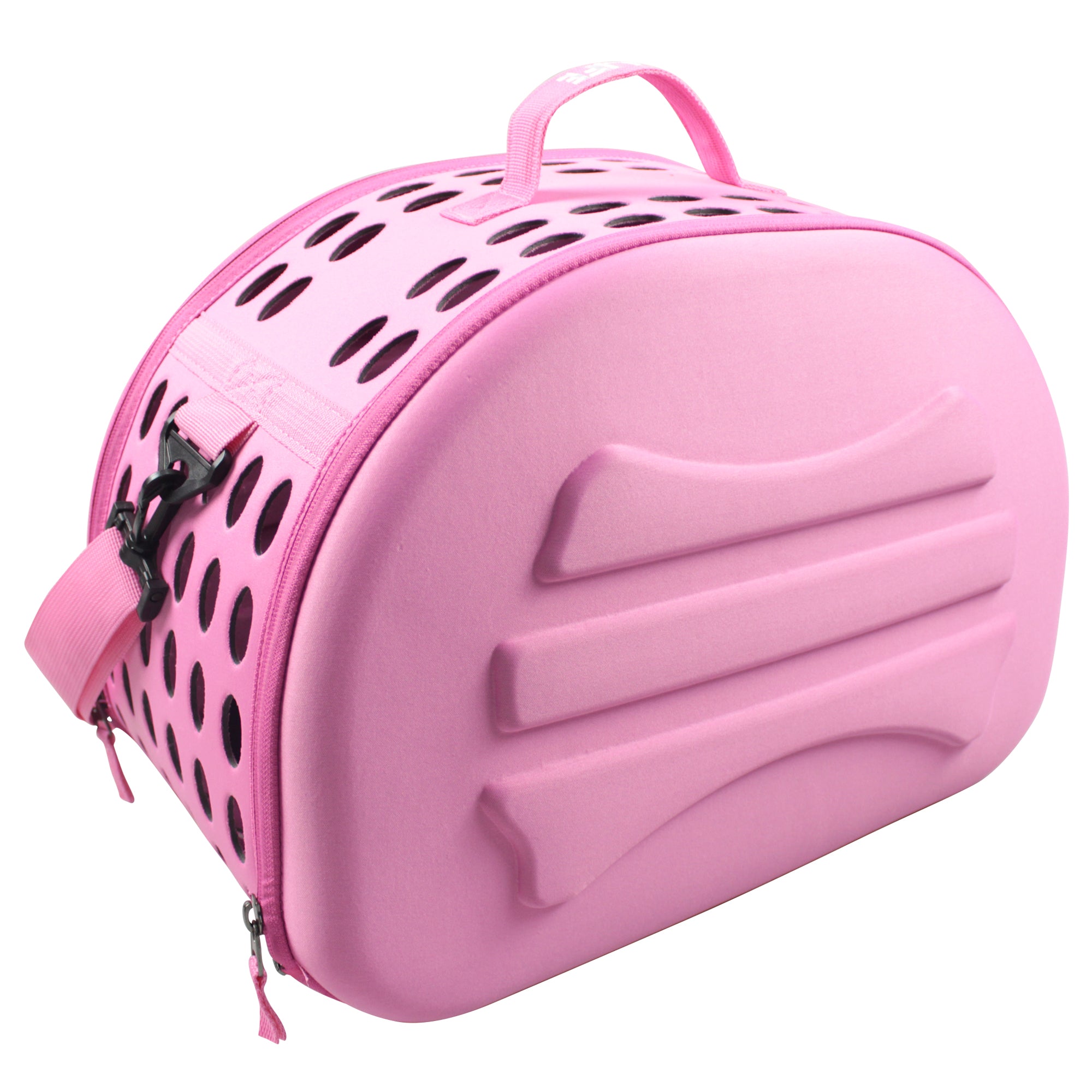 Pet Life ® 'Narrow Shelled' Lightweight Collapsible Military Grade Fashion Designer Travel Pet Dog Carrier Crate - Image 9