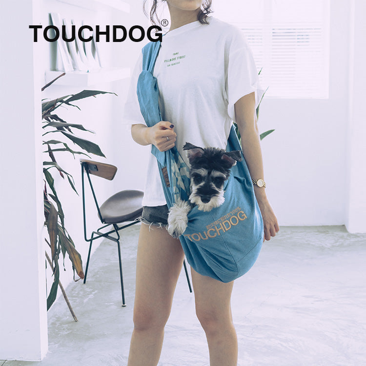 Touchdog 'Paw-Ease' Over-The-Shoulder Travel Sling Pet Carrier - Image 2