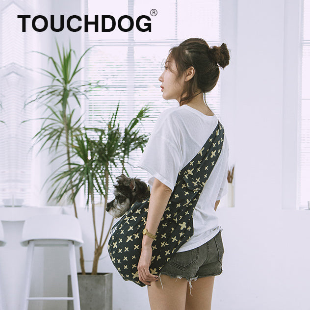 Touchdog 'Paw-Ease' Over-The-Shoulder Travel Sling Pet Carrier - Image 5