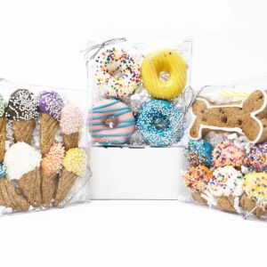 Pet Life 3 Pack of Donut, Ice Cream and Muffin Dog Biscuit Gift Set