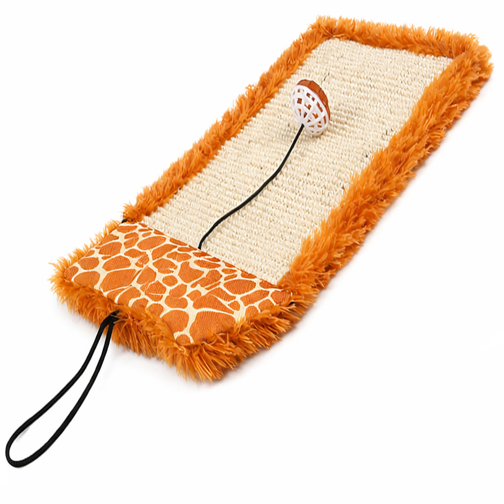 Pet Life ® 'Scrape-Away' Hanging Sisal & Jute Carpet Kitty Cat Scratcher with Toy - Image 6