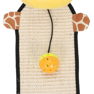 Pet Life ® 'Paw-Pleasant' Hanging Sisal & Jute Carpet Kitty Cat Scratcher with Toy