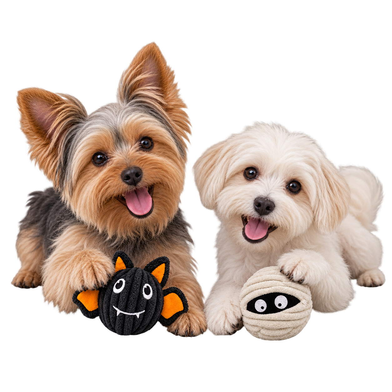 Pack of 2, 4" EZ Squeaky Ball Twin Pack - Batmmy - Image 3