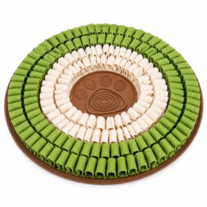 Pet Life ® “Snout-Seek” Interactive Treat Hiding and Spreading Pet Snuffle Mat