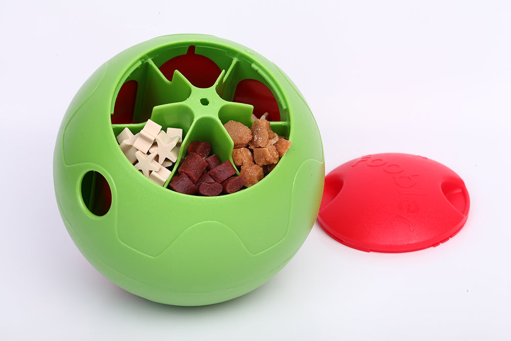 Pet Life ® 'Foobler' Self-Timed Self Reloading Automatic Puzzle Pet Dog Feeder Bowl Dispenser - Image 3