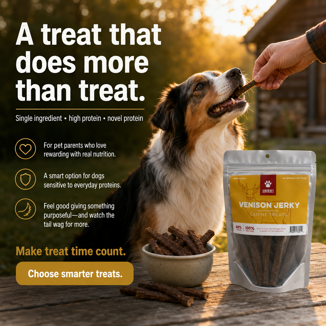 Venison Jerky Treats - - Image 3