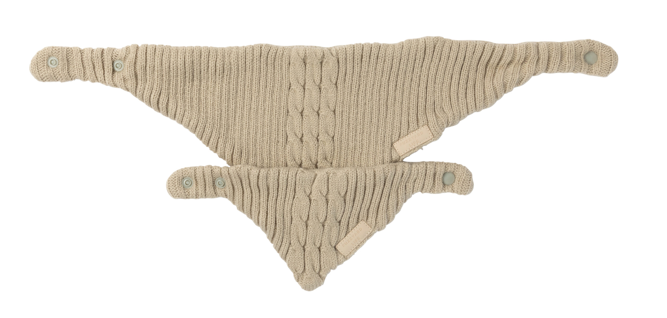 FuzzYard Life Knitted Bandana - Sandstone