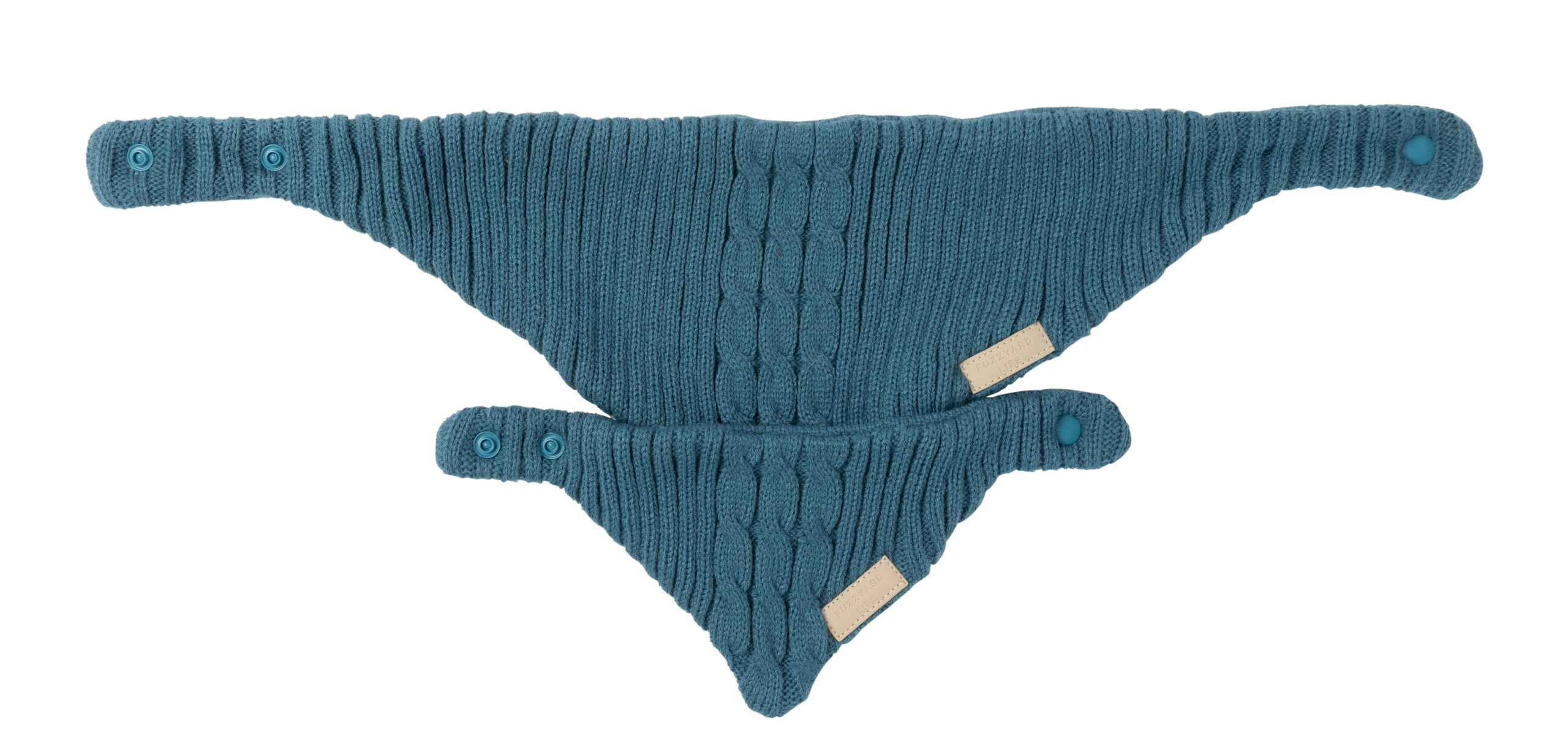 FuzzYard Life Knitted Bandana - French Blue