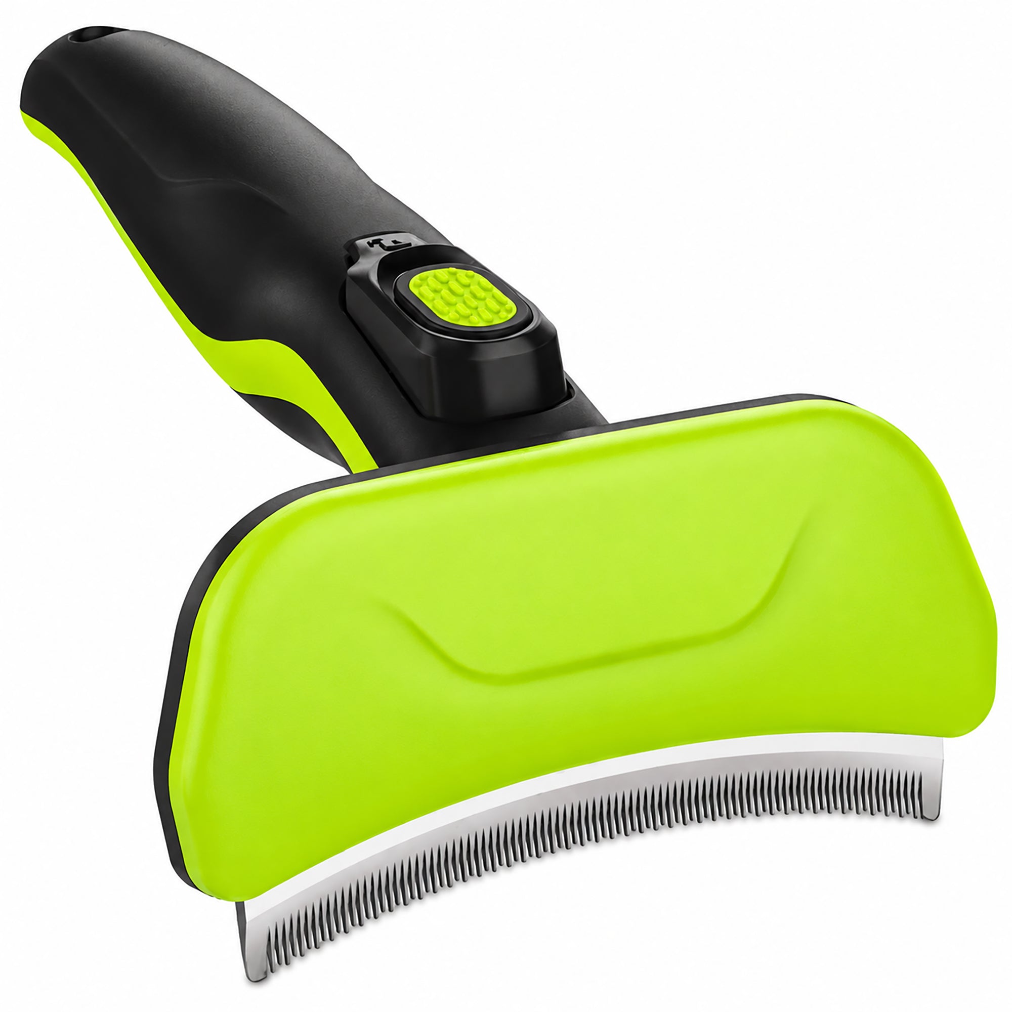 Pet Life ® 'Fur-Guard' Easy Self-Cleaning Grooming Deshedder Pet Comb - Image 7