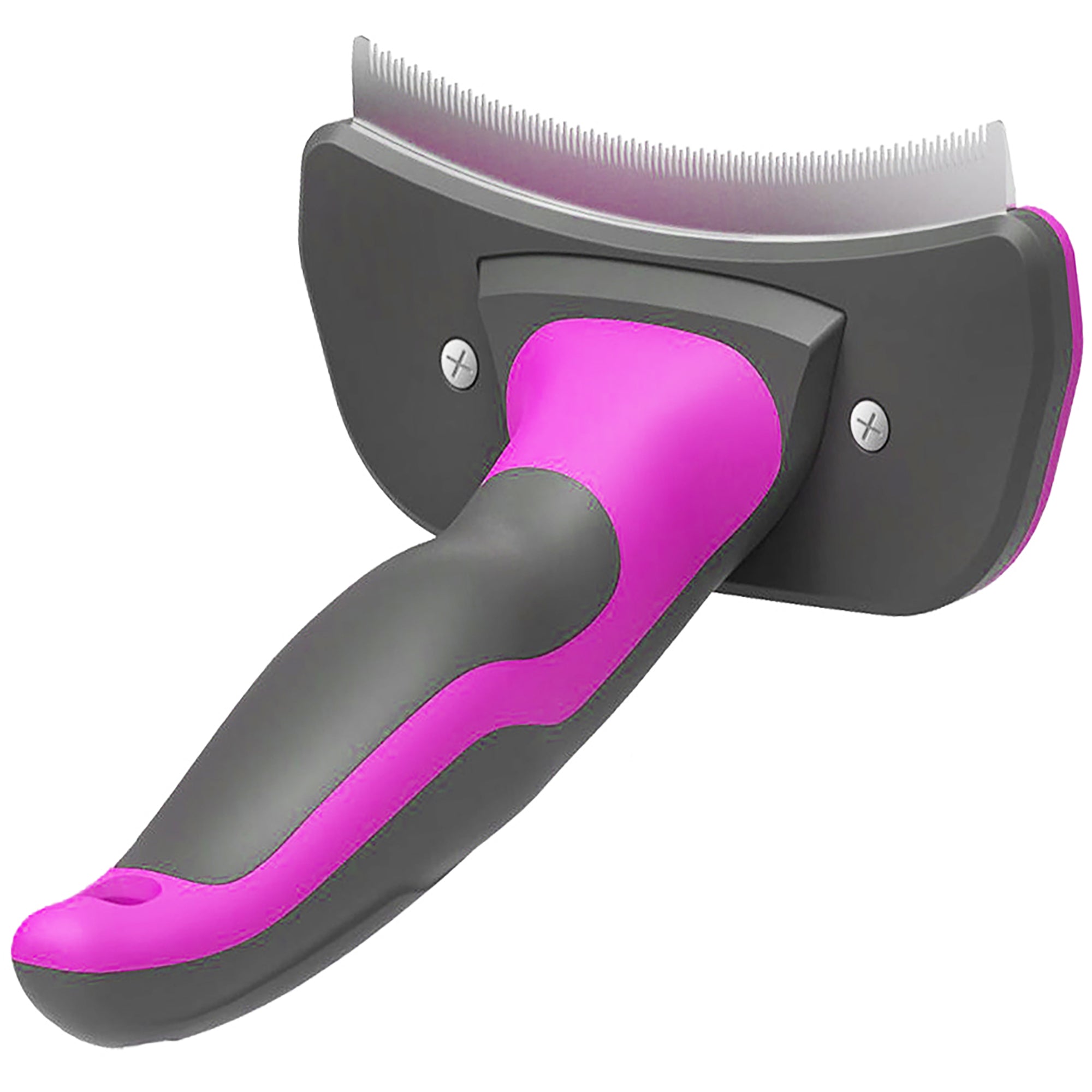 Pet Life ® 'Fur-Guard' Easy Self-Cleaning Grooming Deshedder Pet Comb - Image 15