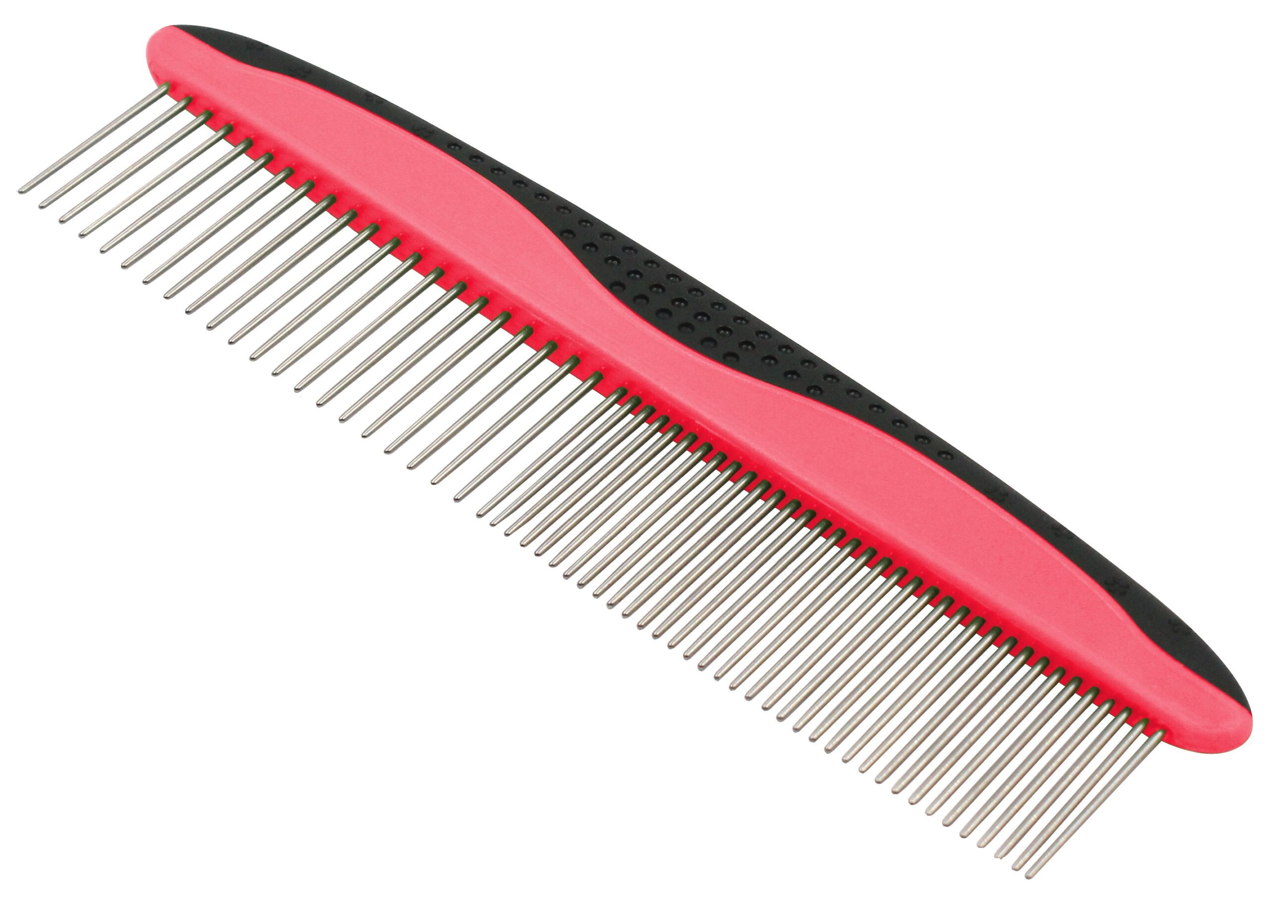 Pet Life ® Grip Ease' Wide and Narrow Tooth Grooming Pet Comb - Image 6