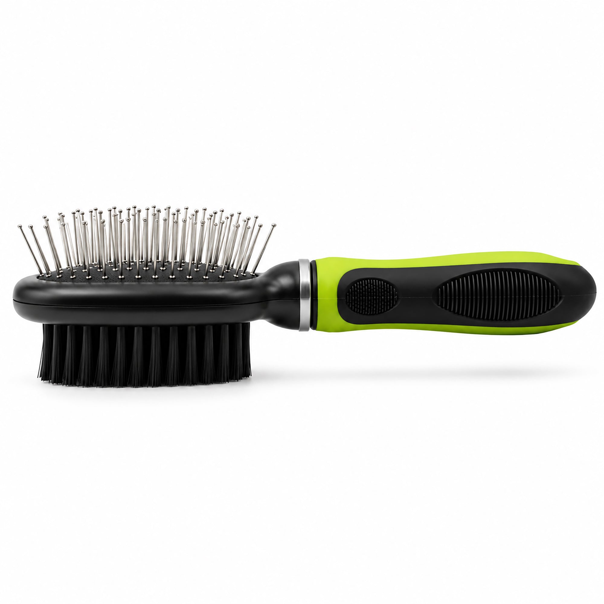 Pet Life ® Flex Series 2-in-1 Dual-Sided Pin and Bristle Grooming Pet Brush - Image 5