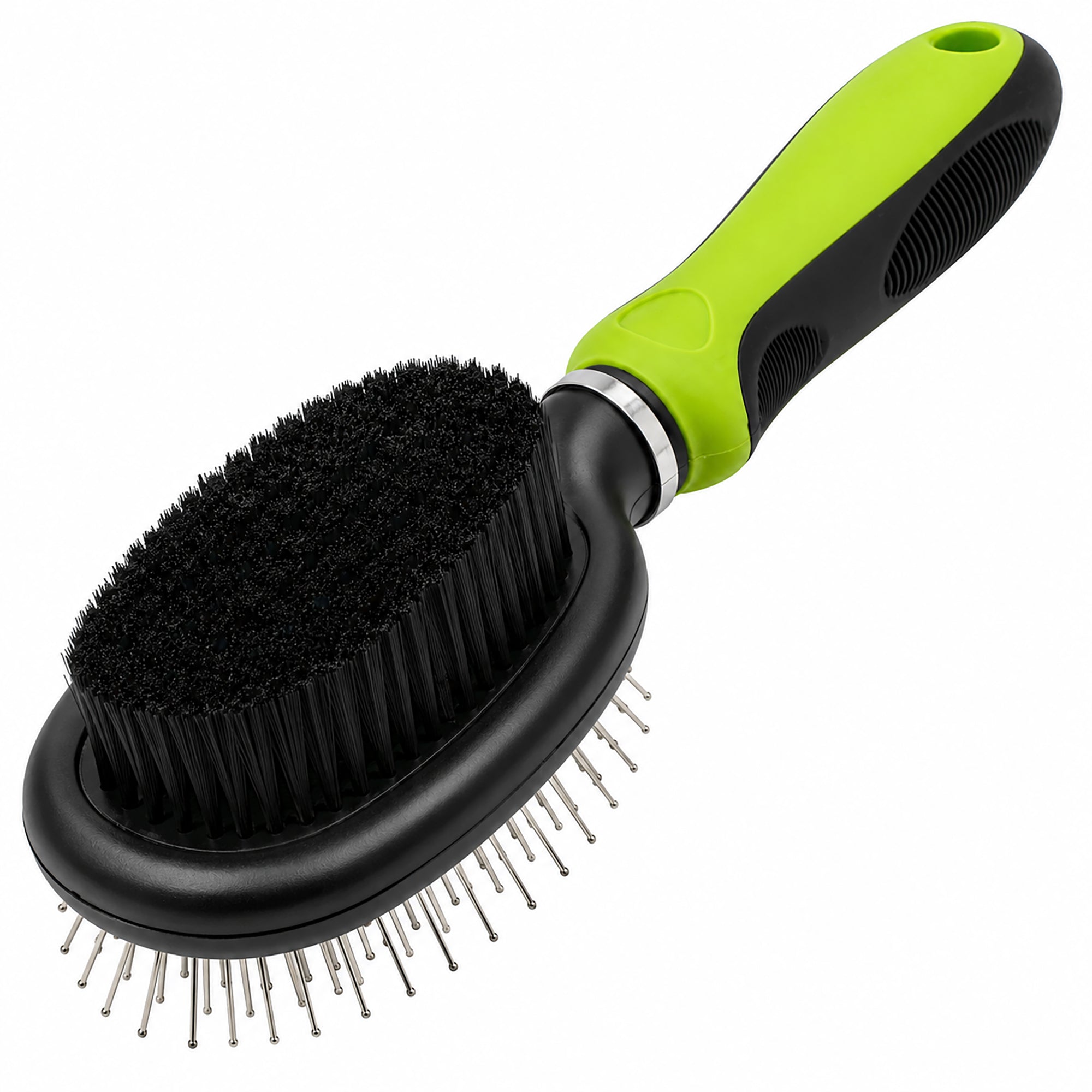 Pet Life ® Flex Series 2-in-1 Dual-Sided Pin and Bristle Grooming Pet Brush - Image 6
