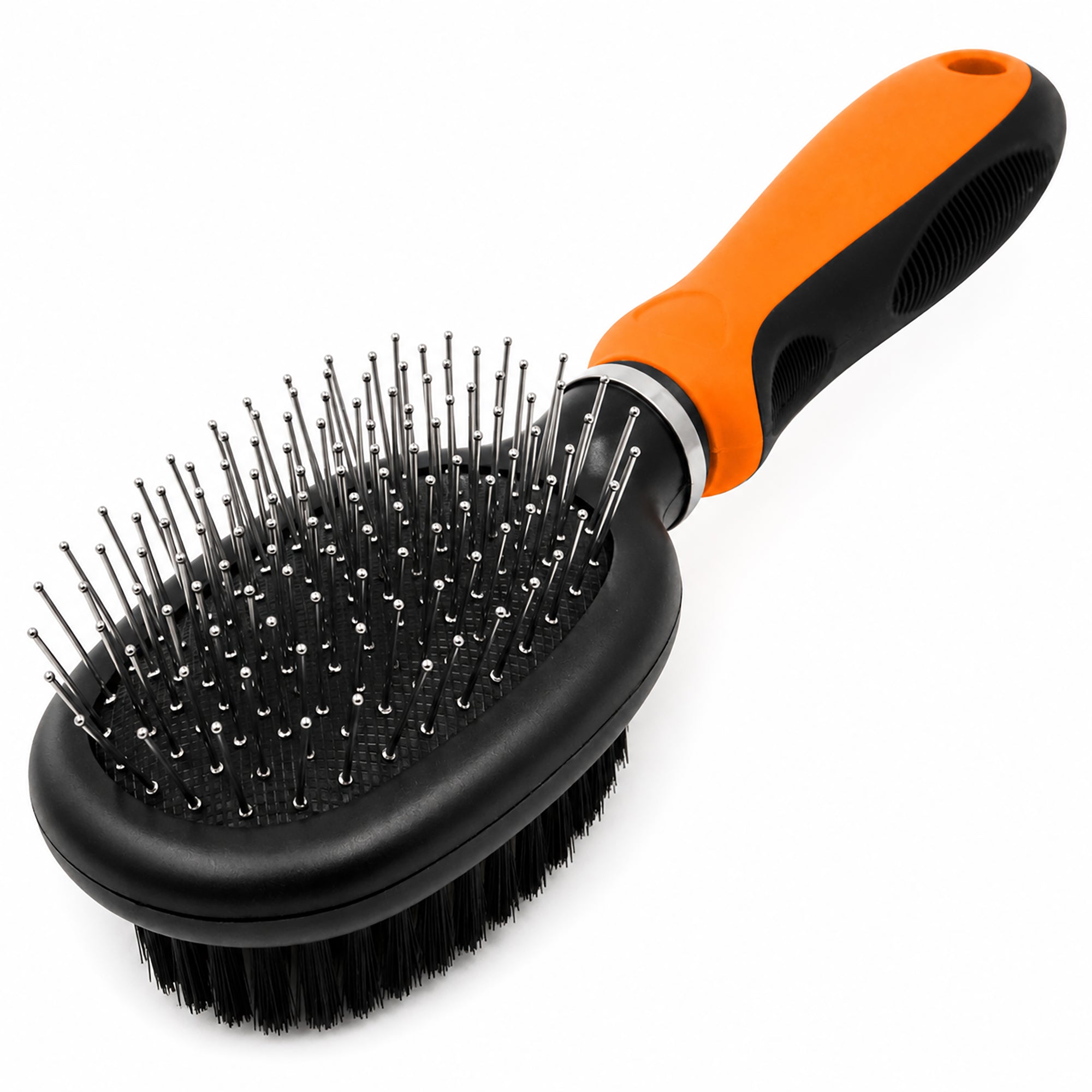 Pet Life ® Flex Series 2-in-1 Dual-Sided Pin and Bristle Grooming Pet Brush - Image 8