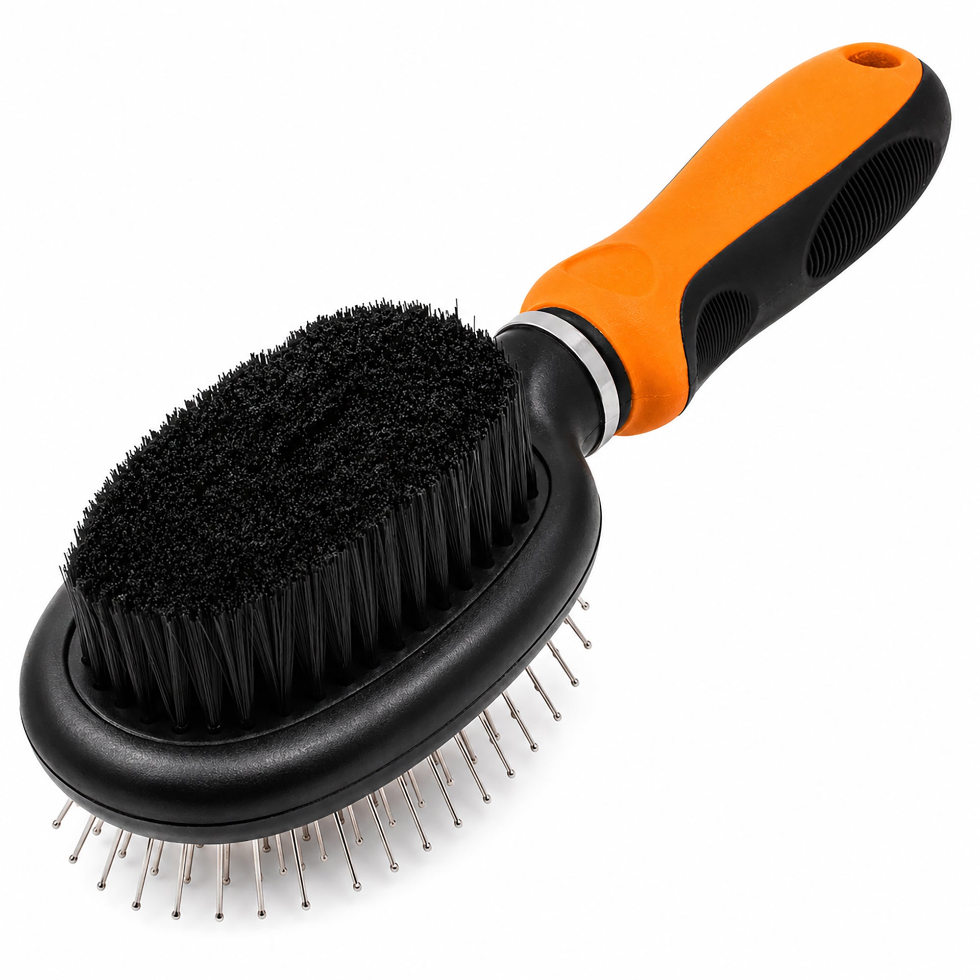 Pet Life ® Flex Series 2-in-1 Dual-Sided Pin and Bristle Grooming Pet Brush - Image 12