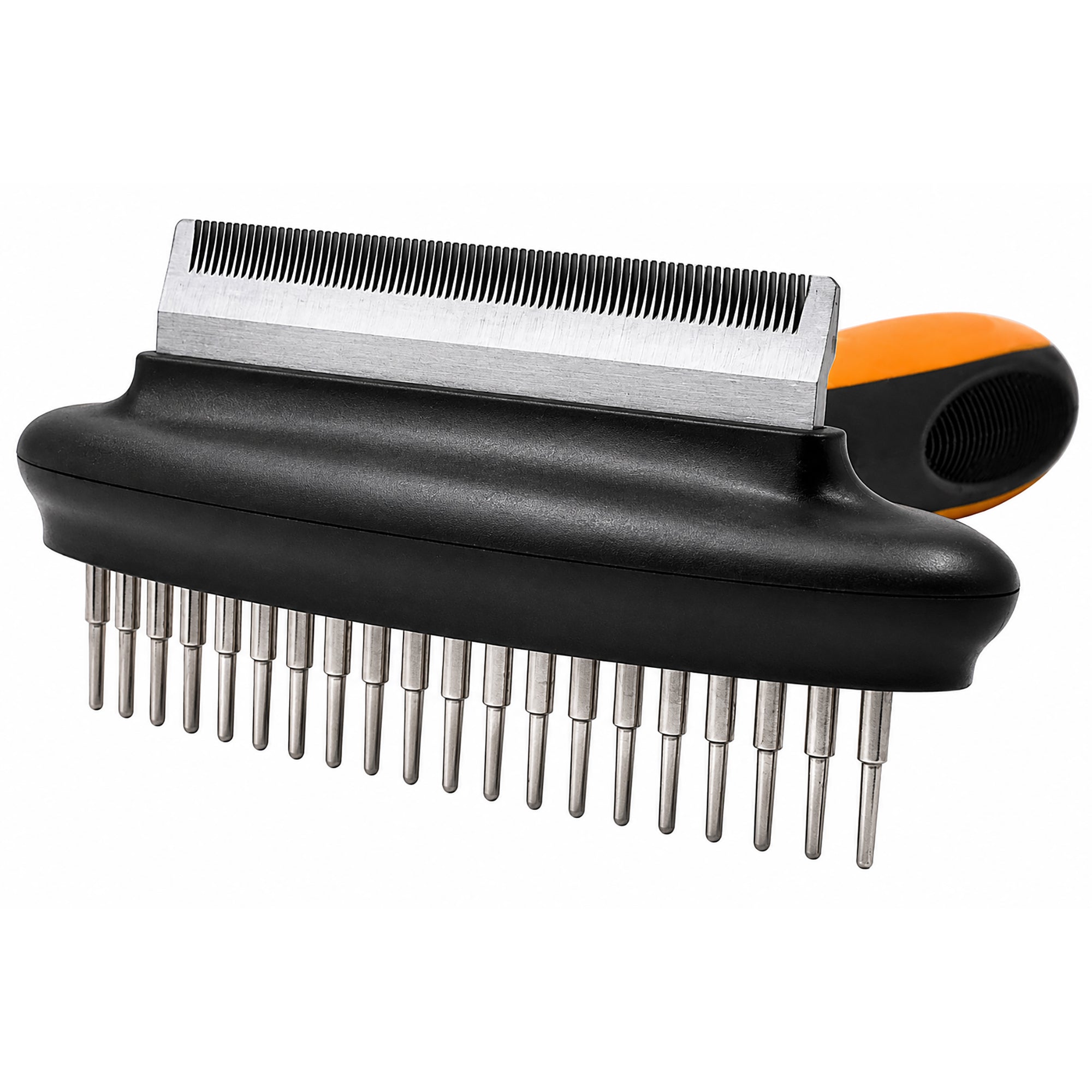 Pet Life ® Flex Series 2-in-1 Dual-Sided Grooming Undercoat Pet Rake and Deshedder - Image 9