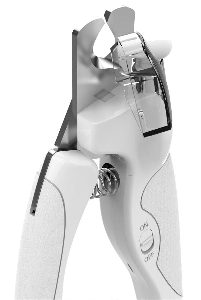 Pet Life ® 'Clip-Tronic' LED Lighting and USB Charging Precision Cat and Dog Nail Clipper - Image 3