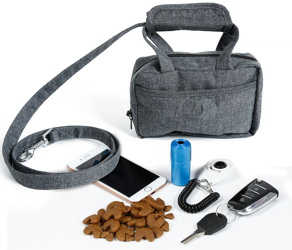 Pet Life ® 'Posh Walk' Purse Dog Leash, Accessory Holder and Waste Bag Dispenser - Image 3