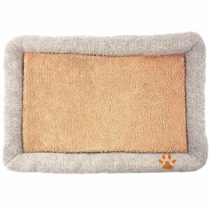 Pet Life ® 'Neutral Carpentry' Fashion Designer Nano-Silver Anit-Bacterial Pet Dog Bed Lounge