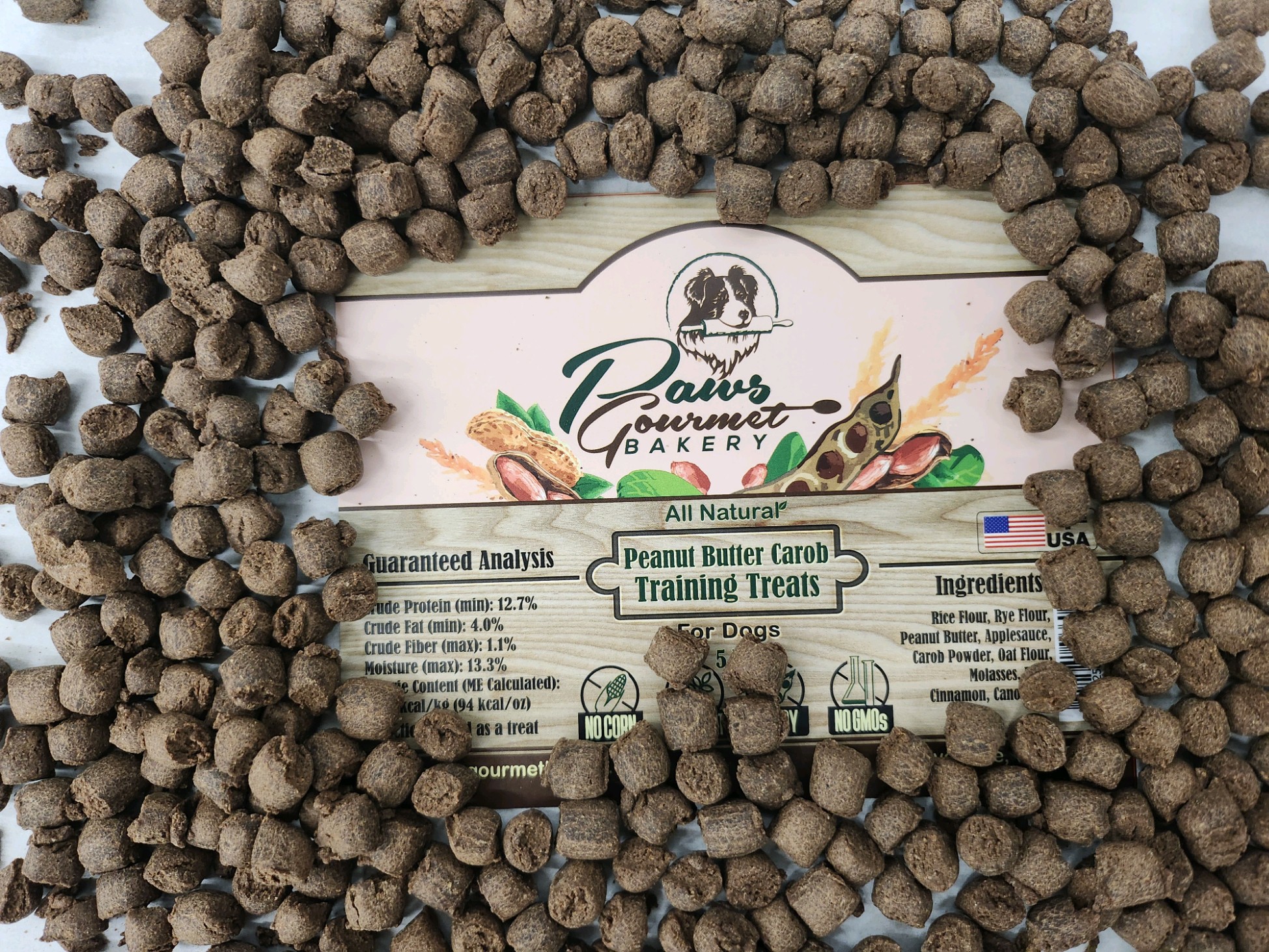 Peanut Butter Carob Training Treats - Image 4
