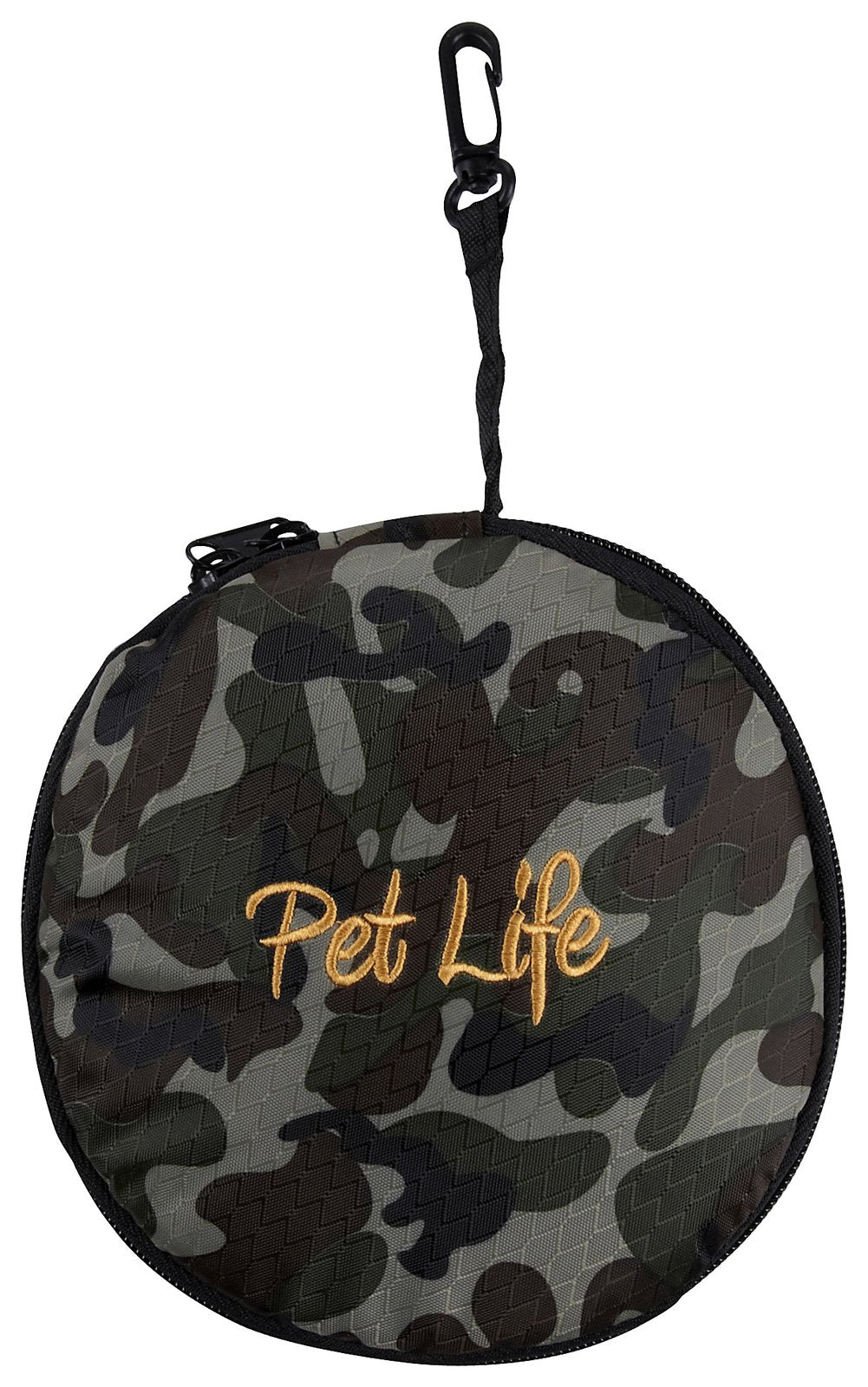 Pet Life ® 'Dual Folding' Waterproof Food and Water Collapsible Folding Travel Pet Cat Dog Bowl Feeder Waterer Fountain - Image 3