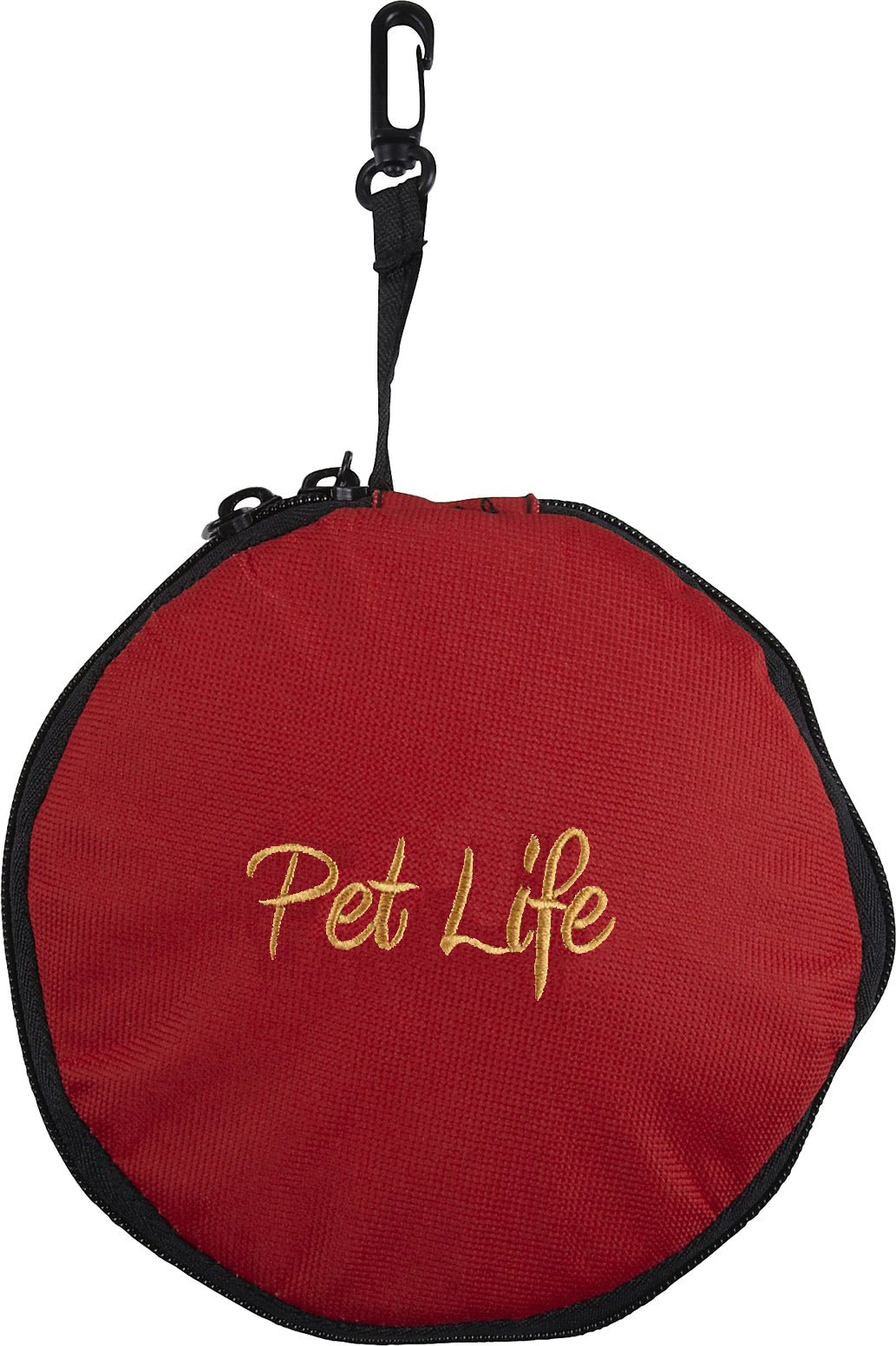 Pet Life ® 'Dual Folding' Waterproof Food and Water Collapsible Folding Travel Pet Cat Dog Bowl Feeder Waterer Fountain - Image 6