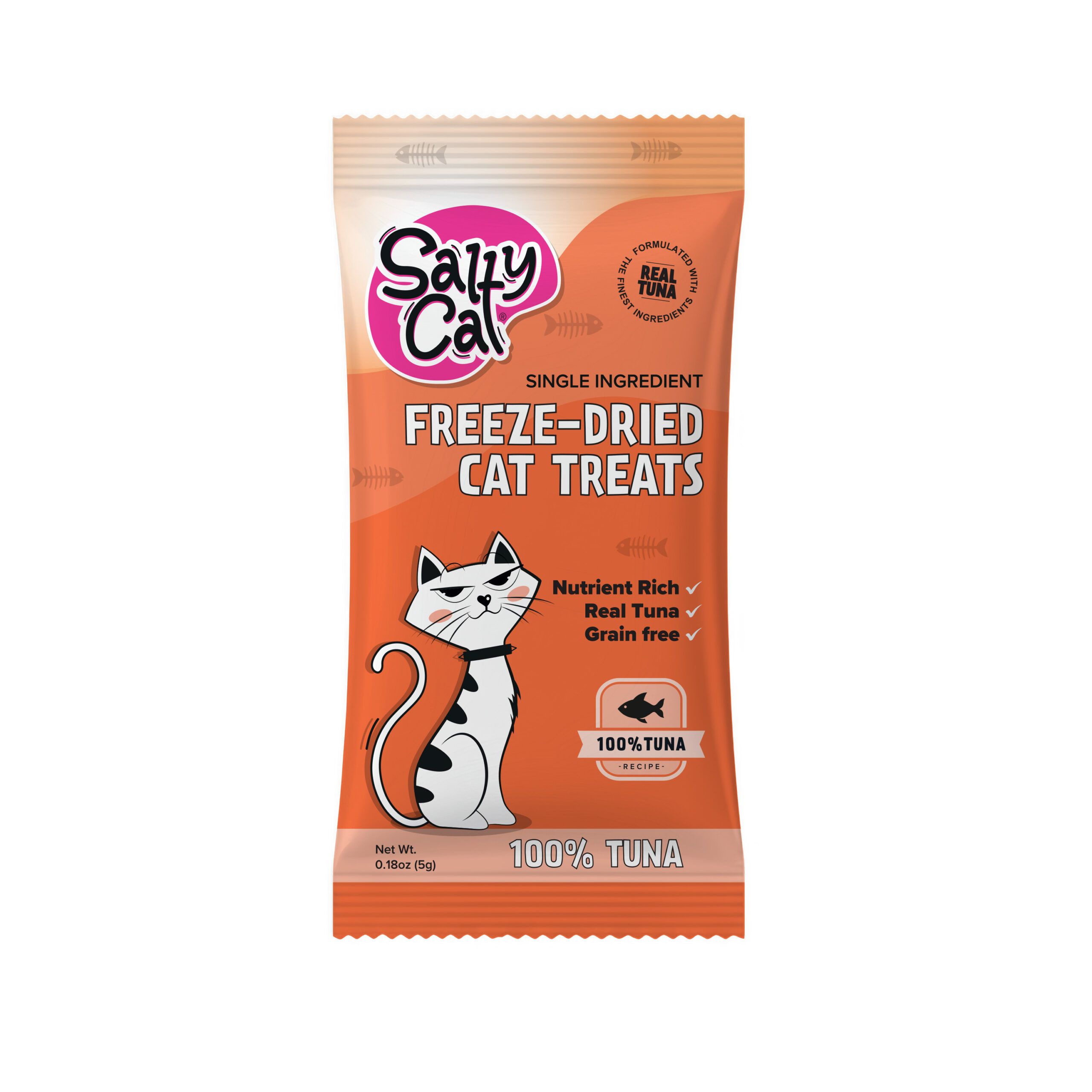 Freeze Dried Tuna Cat Treats in 5 g bag