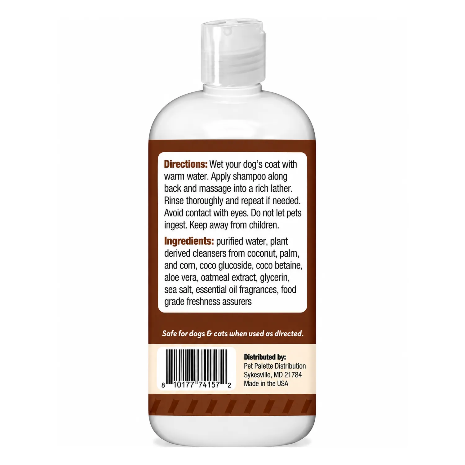 ThoozyPet Soothing Oatmeal Shampoo Milk & Honey 16oz - Image 2
