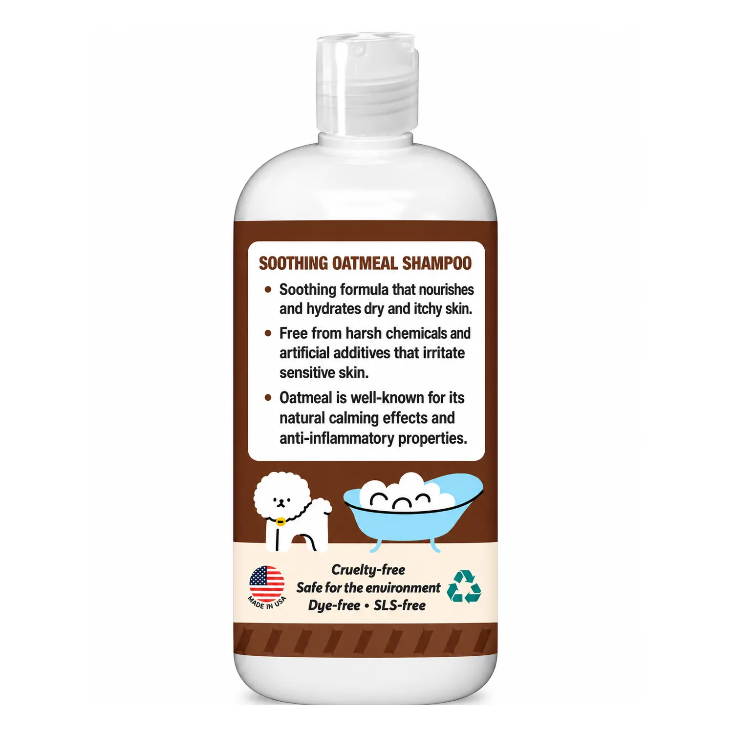 ThoozyPet Soothing Oatmeal Shampoo Milk & Honey 16oz - Image 3