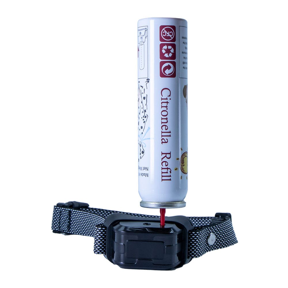 Pet Life ® Auto-Myst 3-Level Sensitivity of Spray and Tone Anti-Bark Dog Collar - 3 Refill Bottles - Image 3