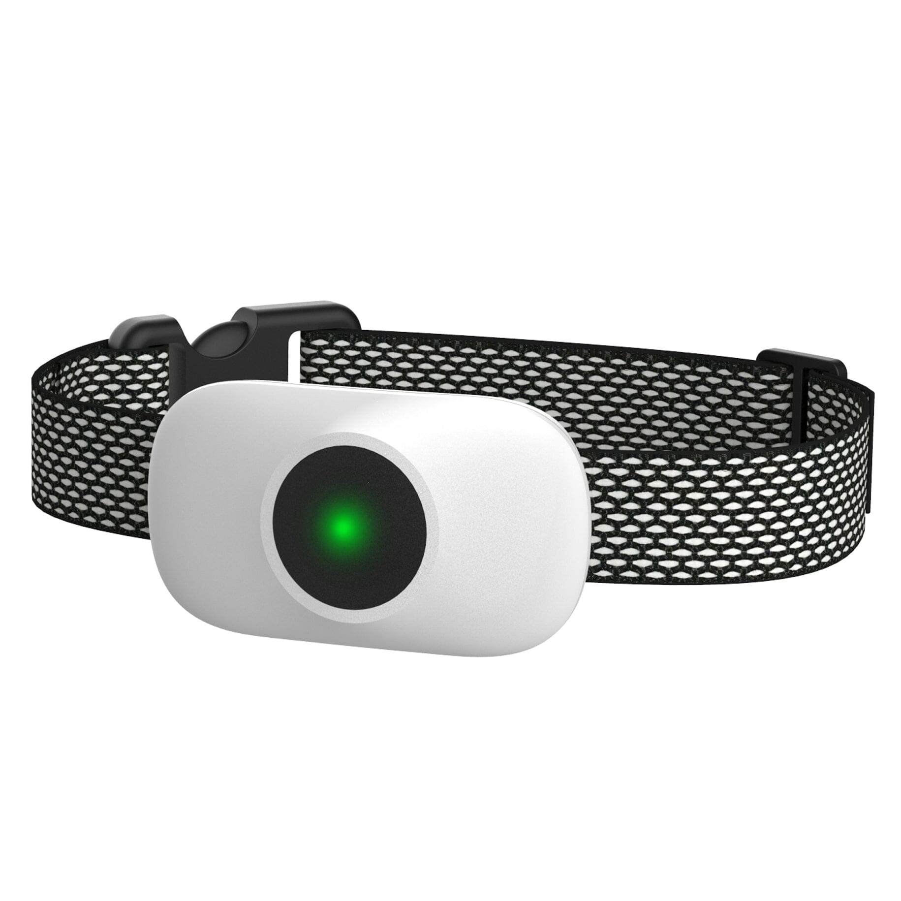 Pet Life ® Ellipse LED 1-to-3 Dog 550-Yard Range 16-Level Vibration Sound and Stimulation Training Dog Collar Additional Receiver - White