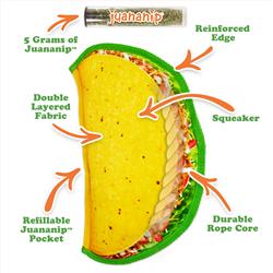 Tuffer Chewer Refillable Taco Toy - Image 3