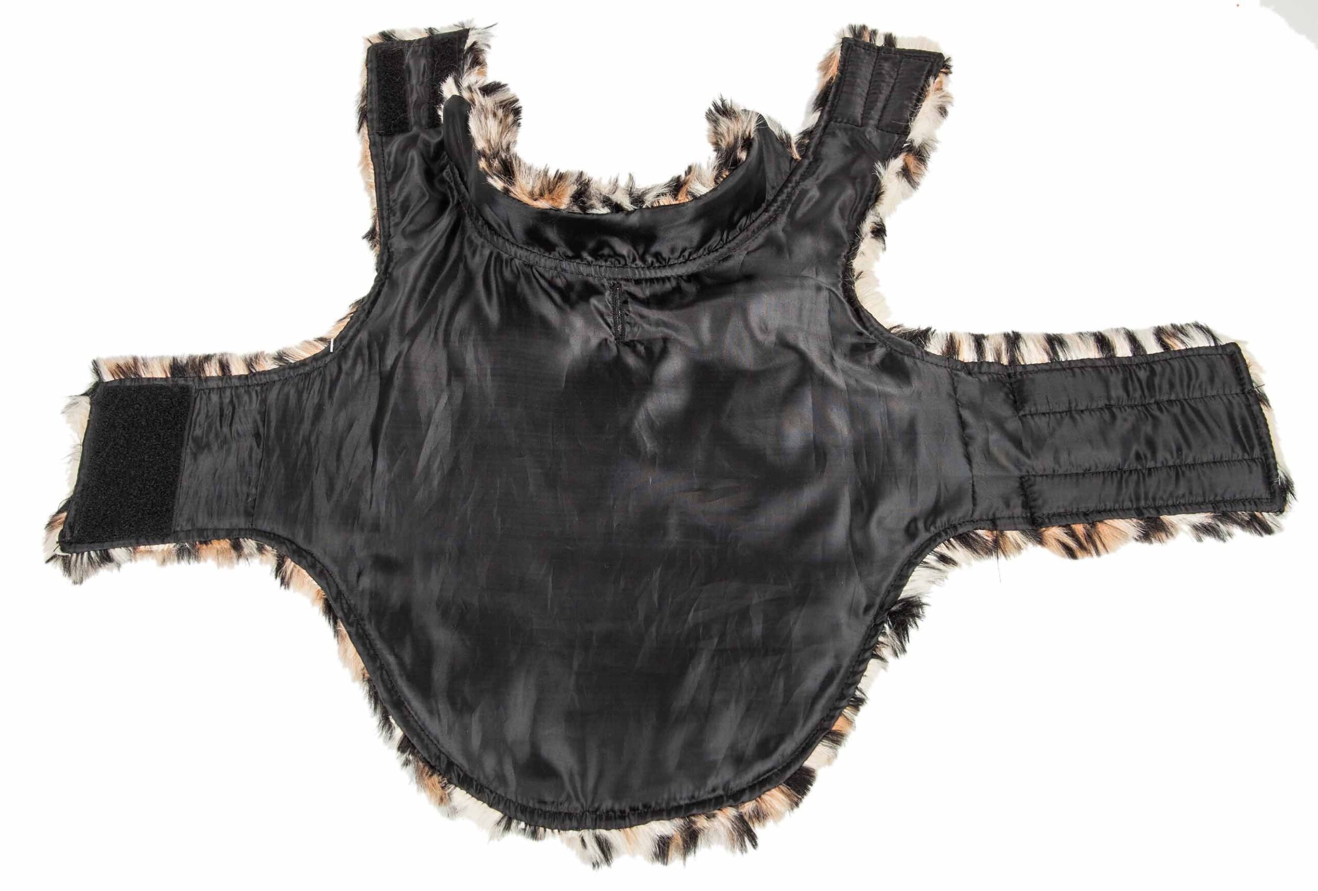 Pet Life ® Luxe 'Poocheetah' Ravishing Designer Spotted Cheetah Patterned Mink Fur Dog Coat Jacket - Image 10