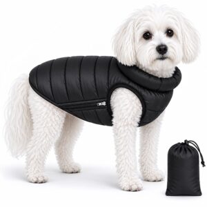 Pet Life ® 'Pursuit' Quilted Ultra-Plush Thermal Dog Jacket - Black