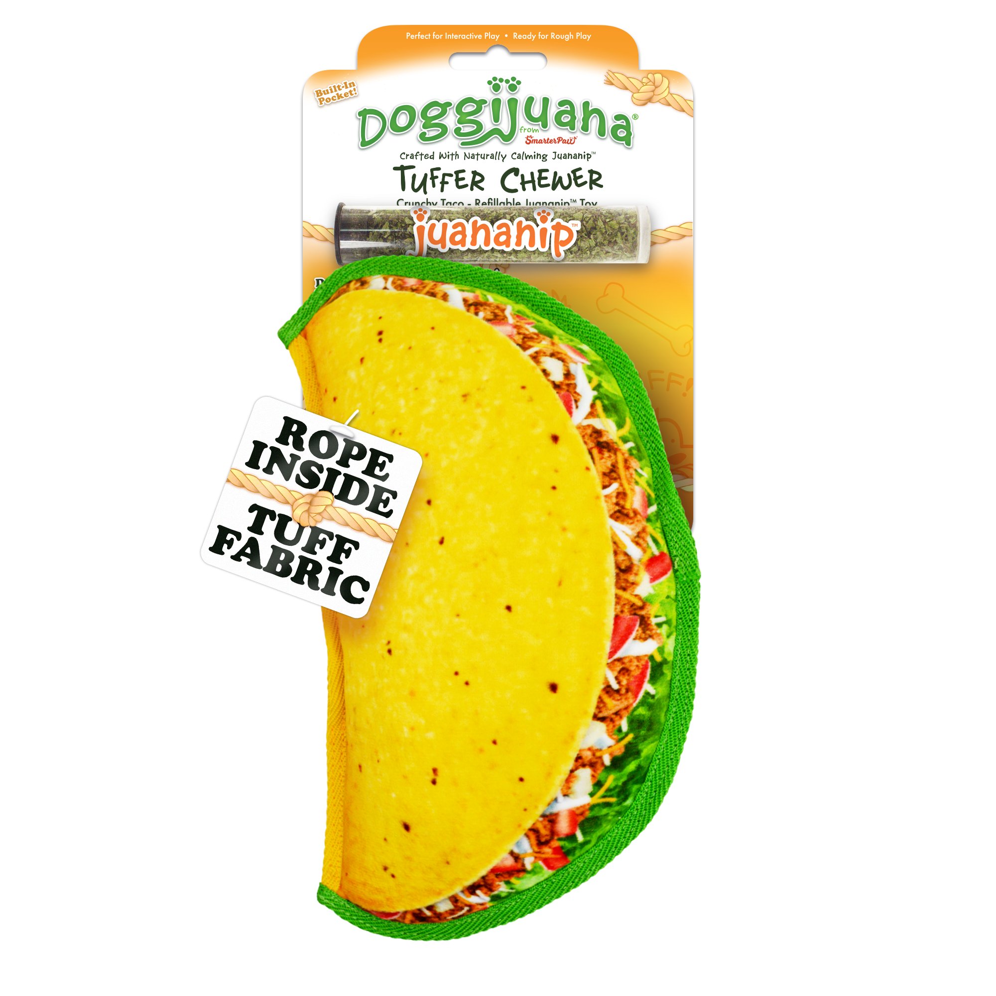 Tuffer Chewer Refillable Taco Toy