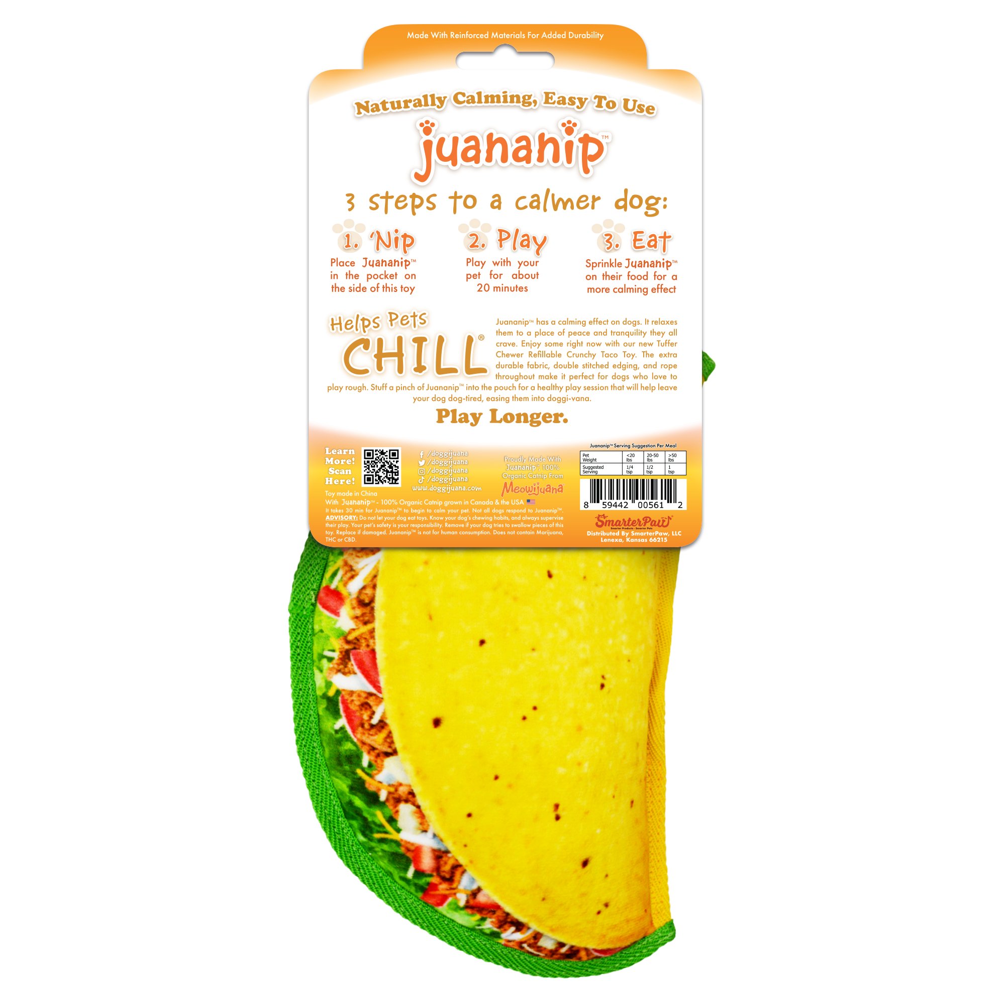 Tuffer Chewer Refillable Taco Toy - Image 6