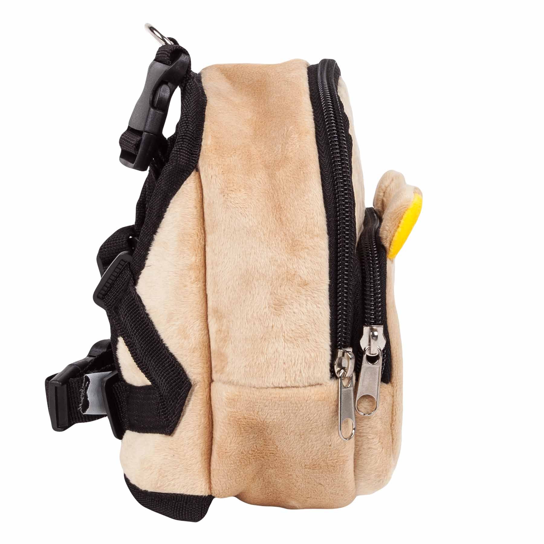 Pet Life ® 'Teddy Tails' Dual-Pocketed Compartmental Animated Dog Harness Backpack - Image 6