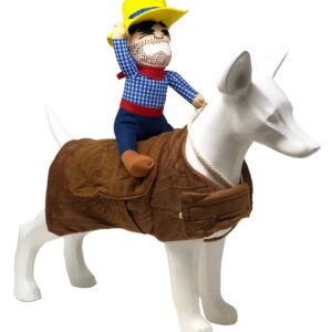 Pet Life 'Yeepaw' Cowboy Pet Holiday Dog Costume