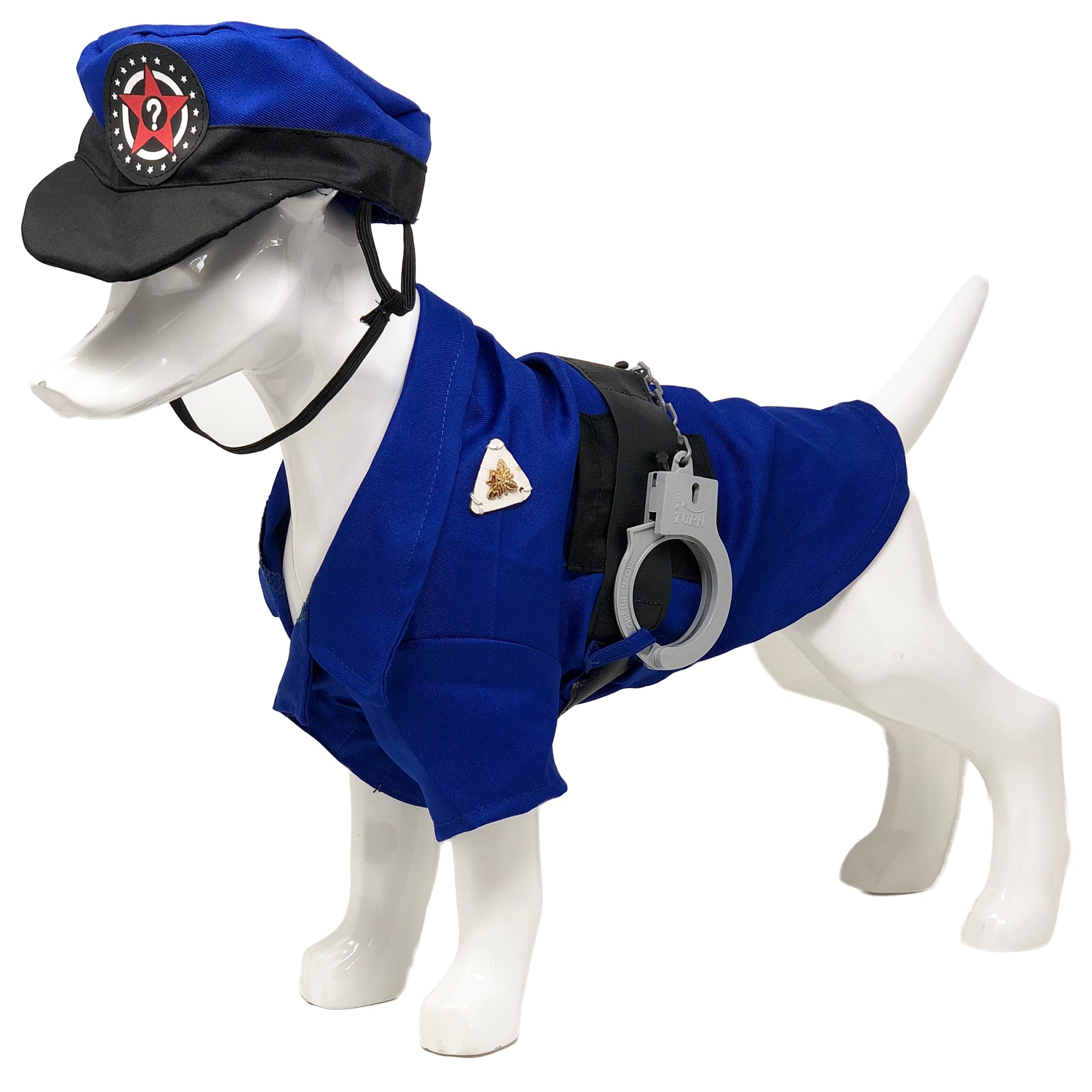 Pet Life 'Pawlice Pawtrol' Police Pet Dog Costume Uniform - Image 7