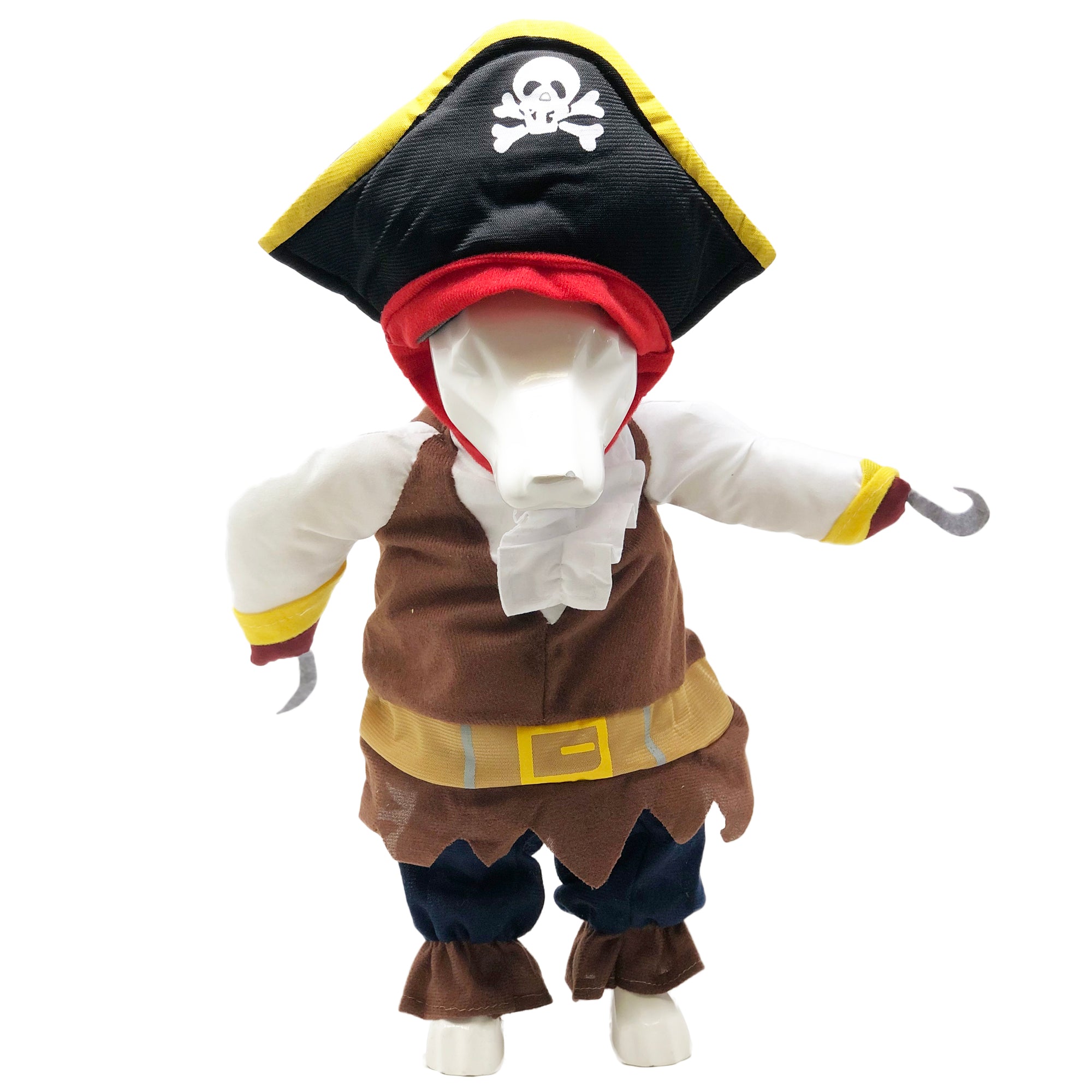Pet Life 'Captain Snuggles' Pirate Pet Dog Costume Uniform - Image 2