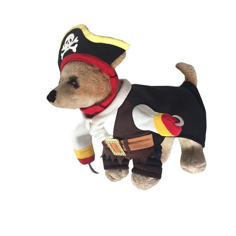 Pet Life 'Captain Snuggles' Pirate Pet Dog Costume Uniform - Image 4