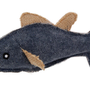Pet Life ® Durable Fish Cat & Mouse Plush Kitty Catnip Teaser Kitty Kitten Cat Toy