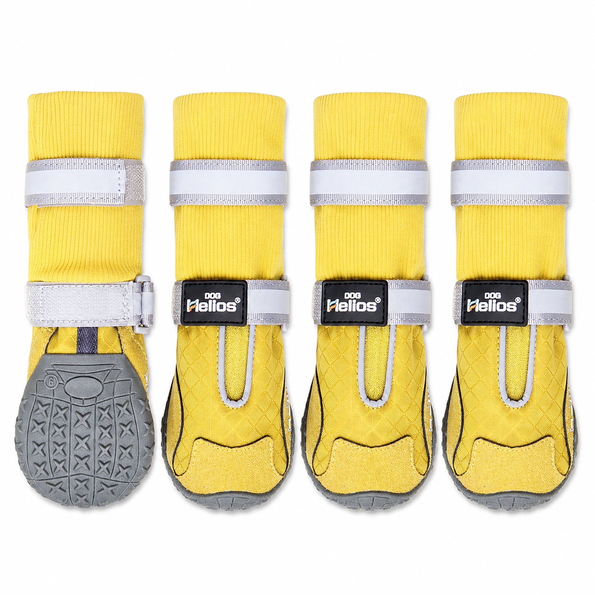 Dog Helios 'Traverse' Premium Grip High-Ankle Outdoor Dog Boots - Yellow - Image 2