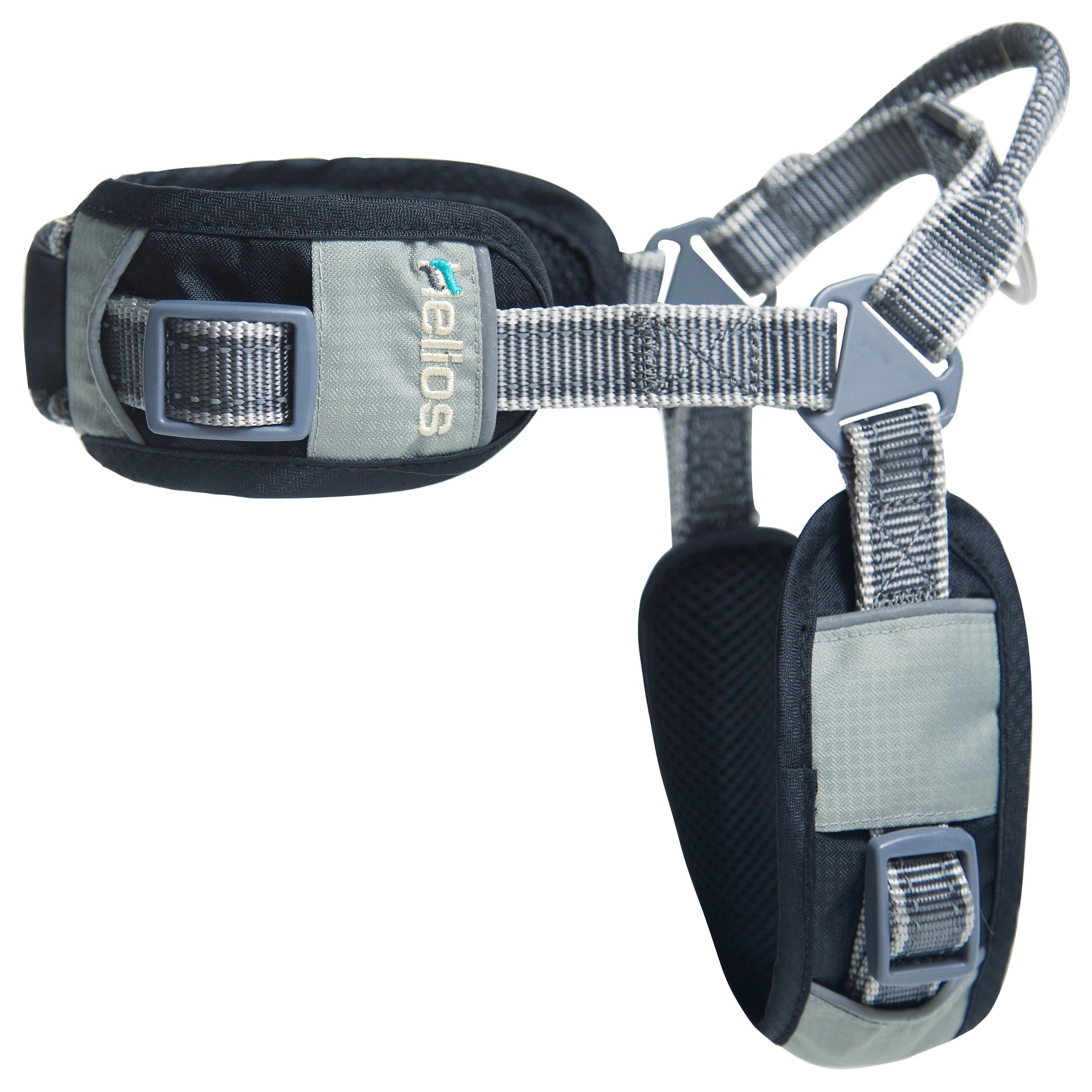 Dog Helios 'Geo-turf' Performance Adjustible and Reflective Dog Harness and Leash - Black - Image 4