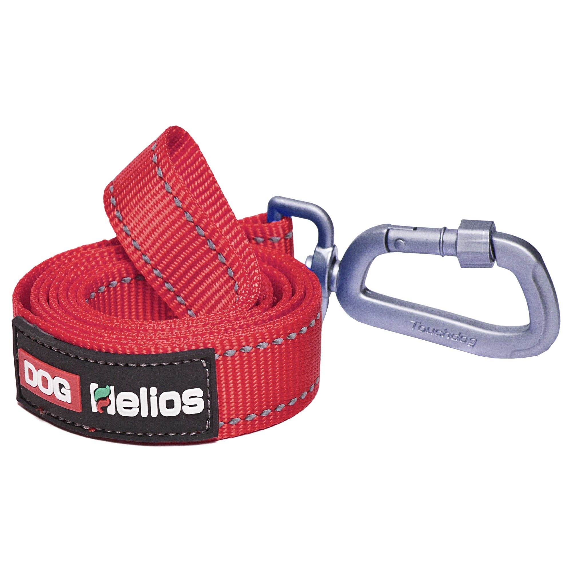 Dog Helios 'Geo-turf' Performance Adjustible and Reflective Dog Harness and Leash - Red - Image 3