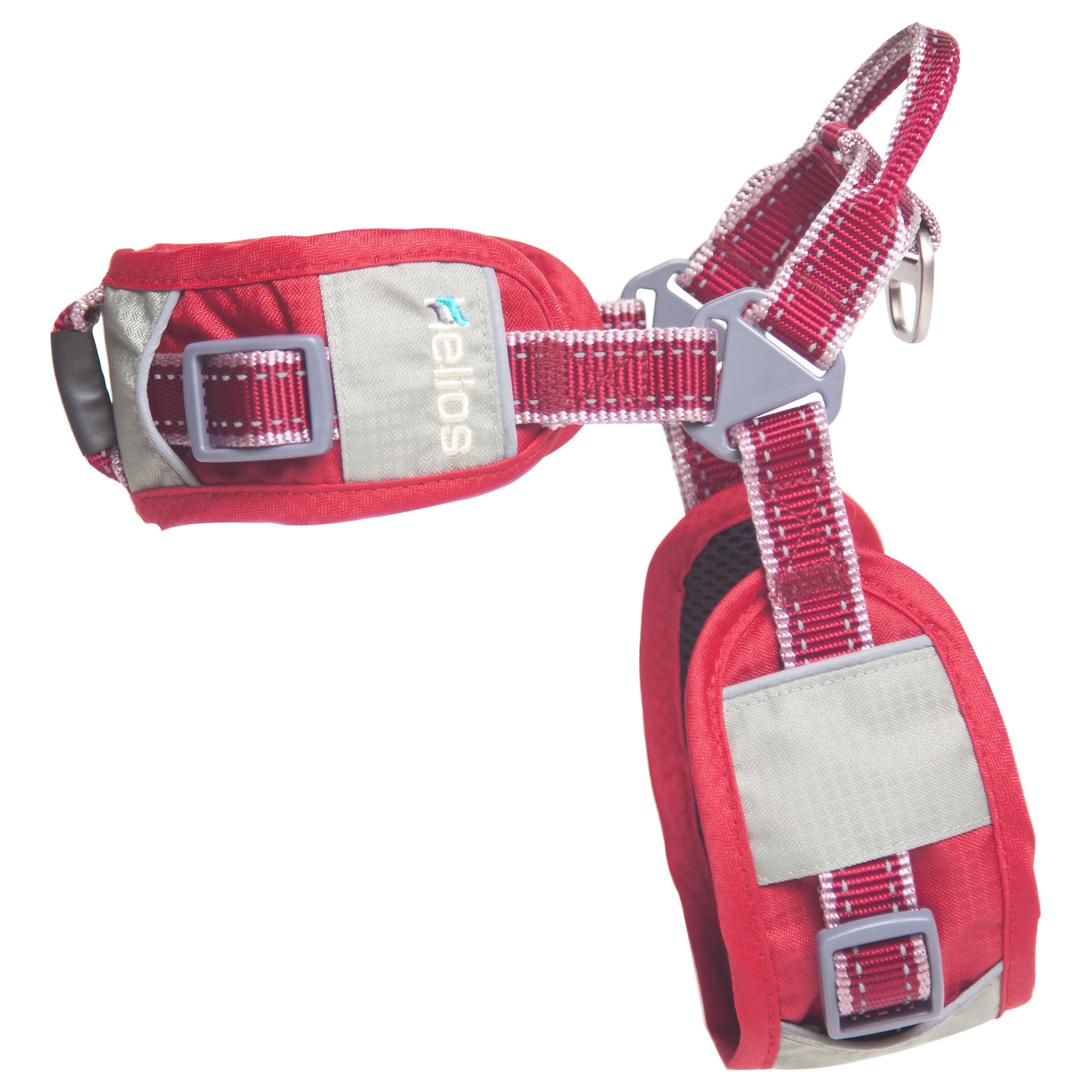 Dog Helios 'Geo-turf' Performance Adjustible and Reflective Dog Harness and Leash - Red - Image 4